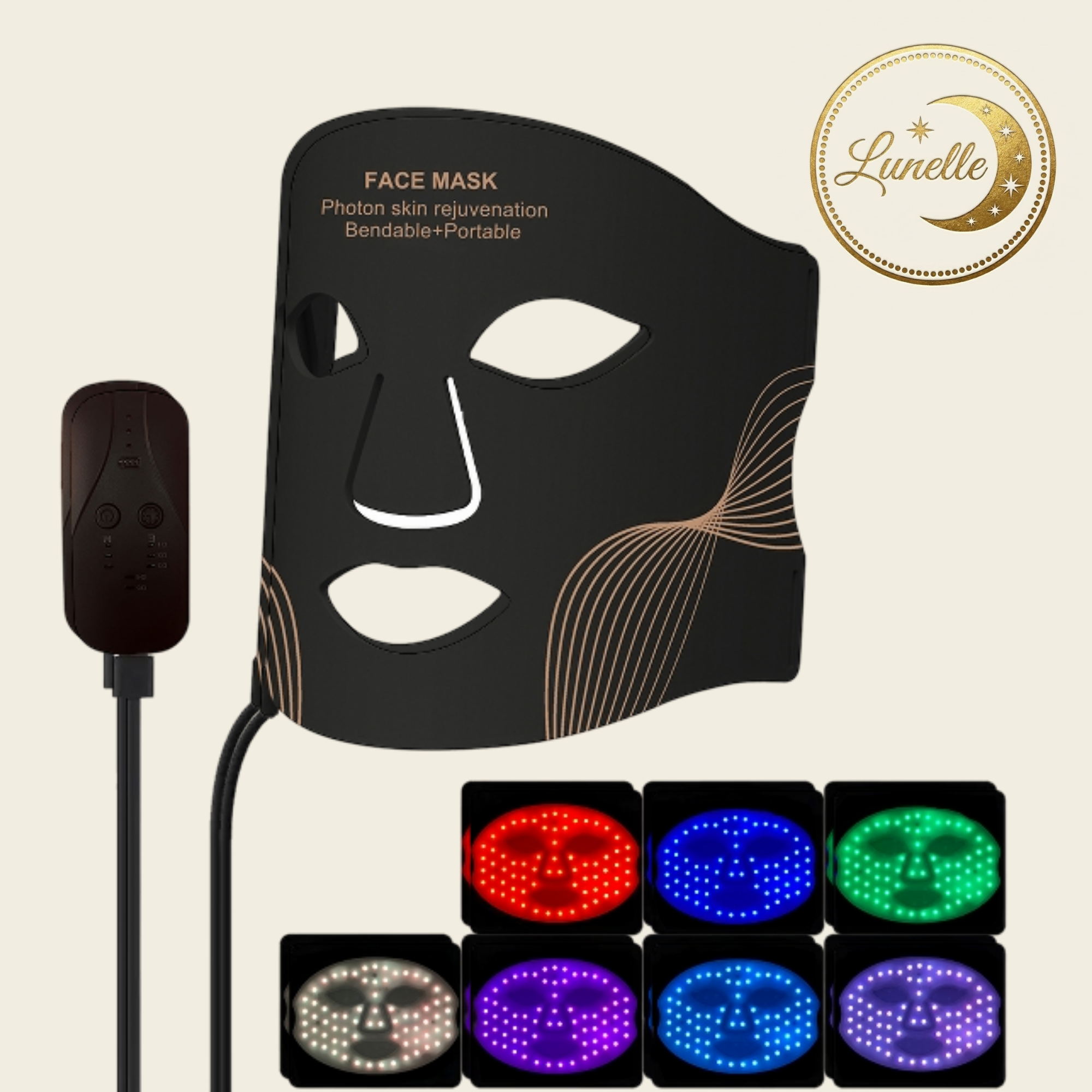 7 Color Light Facial Mask Therapy